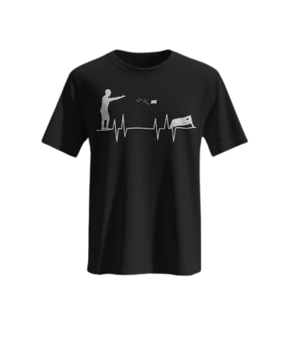 Cornhole Heartbeat T-Shirt